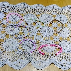 Swiftie alert! Pastels theme stretch bracelet bundle